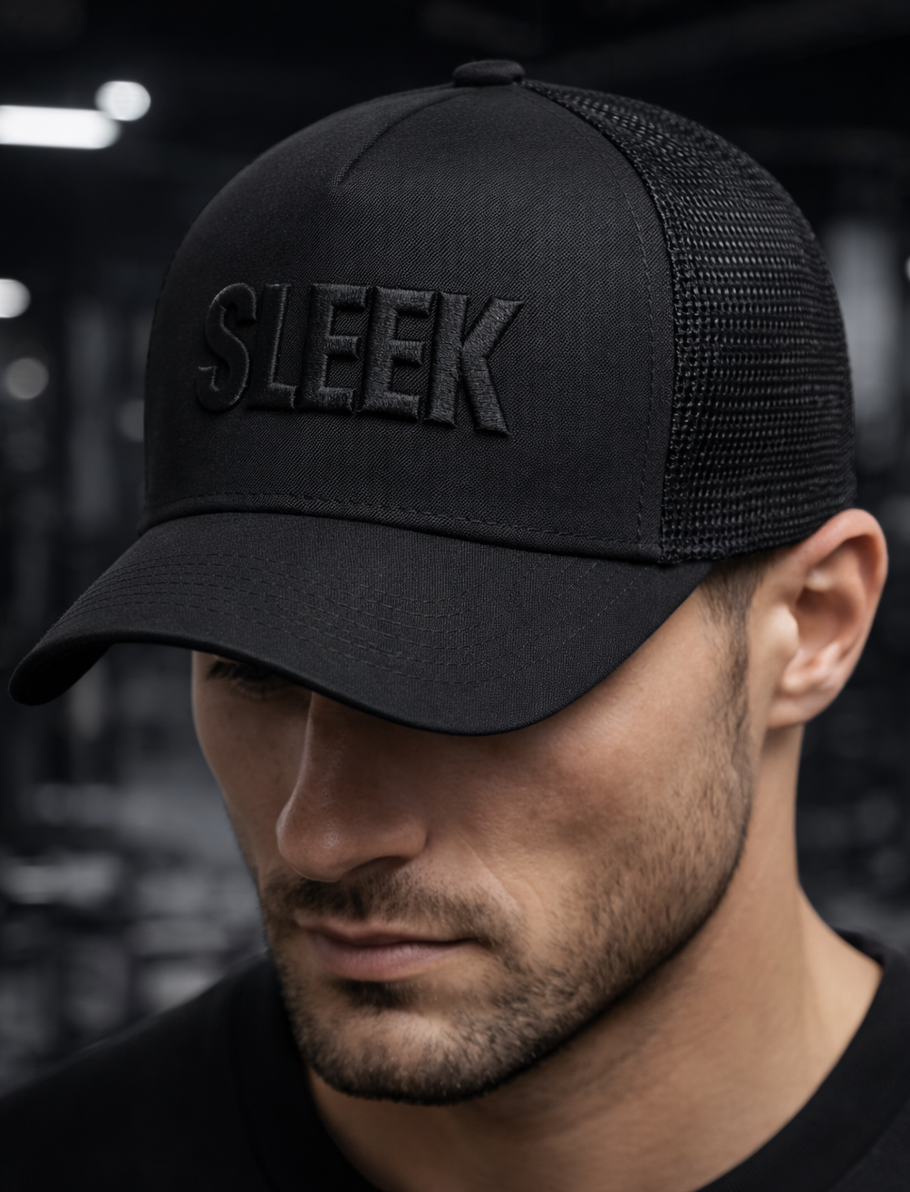 • pre order • SLEEK Trucker Cap — Black Edition