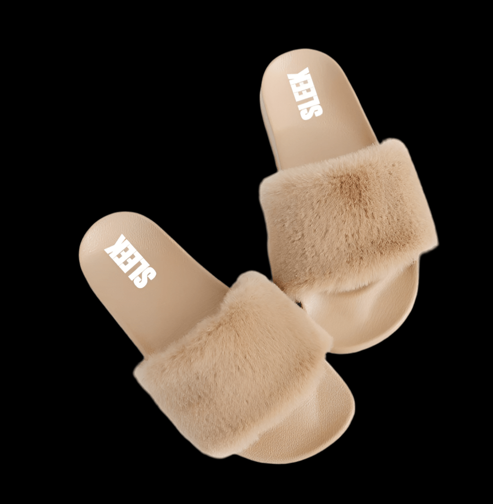 Women - Sleek Cozy Slides – luxurious faux fur