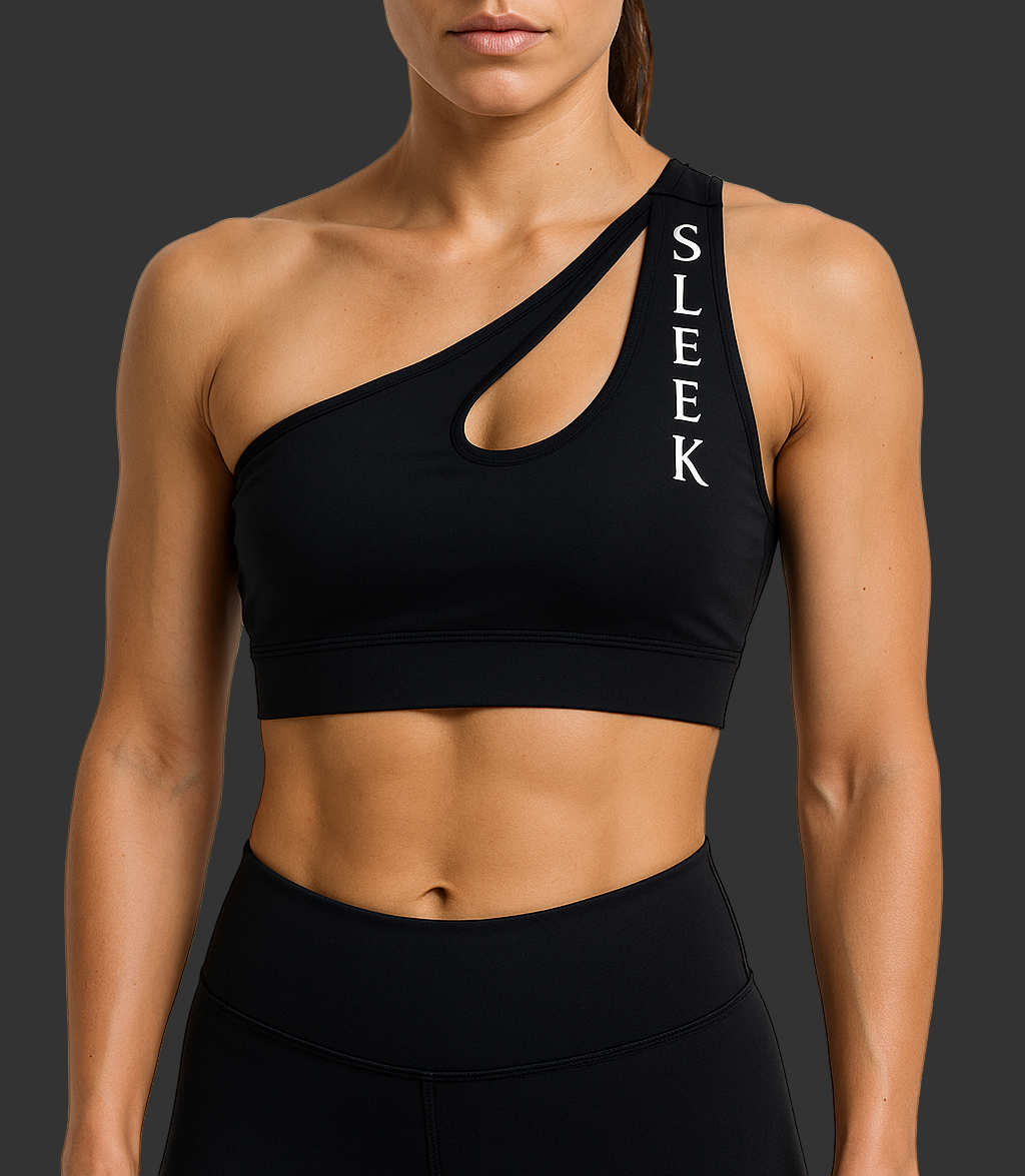 • NEW • SLEEK – Asymmetrical Sports Bra