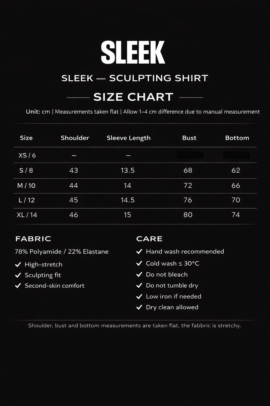 SLEEK — Sculpting Shirt