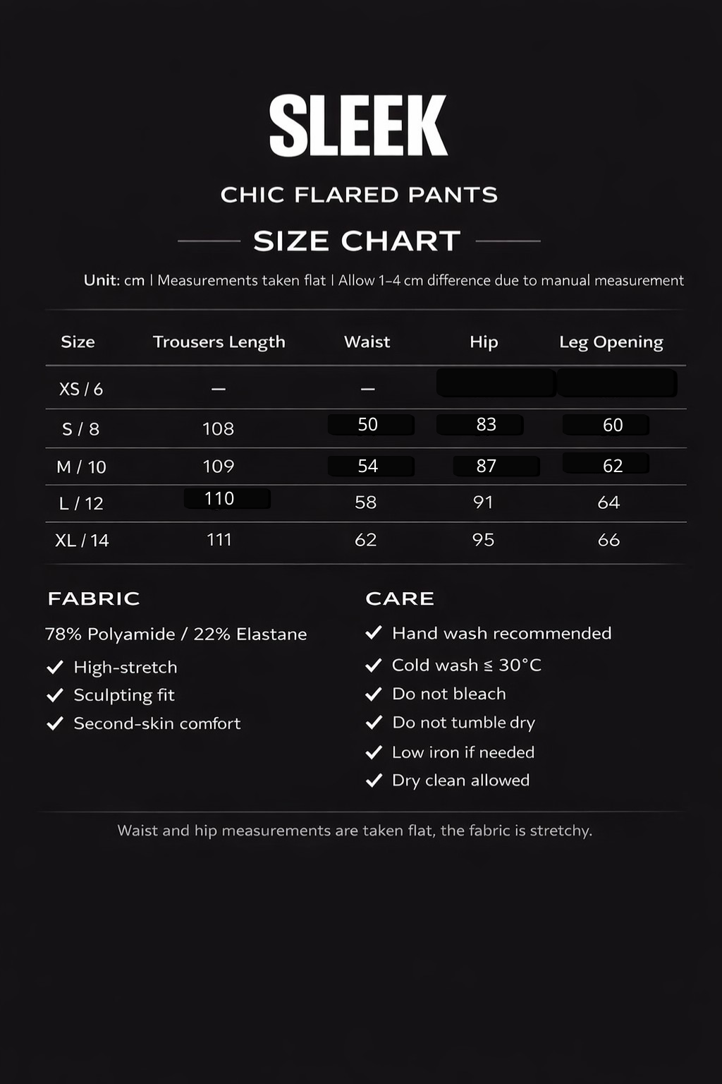 SLEEK — Chic Flared Pants