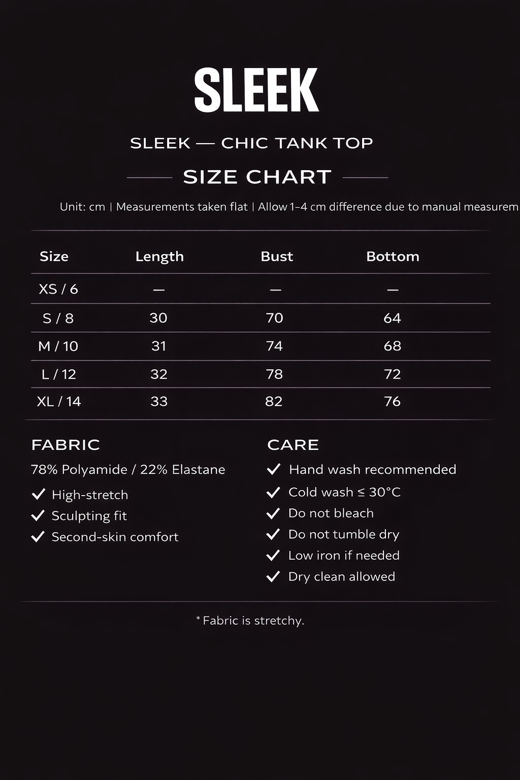 SLEEK — Chic Tank Top