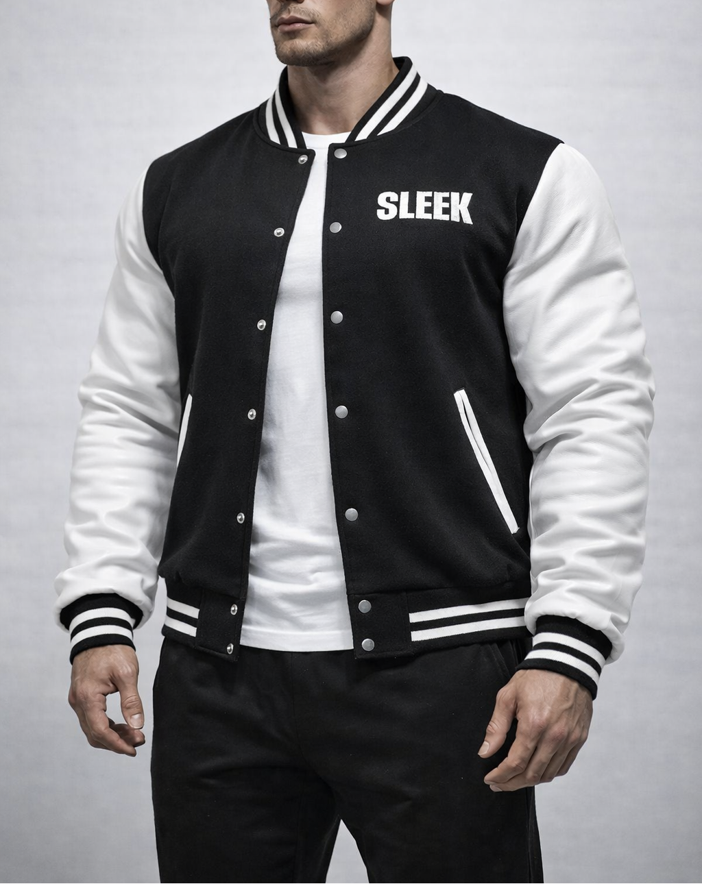 * PRE ORDER ONLY * SLEEK Varsity Jacket – Premium Edition