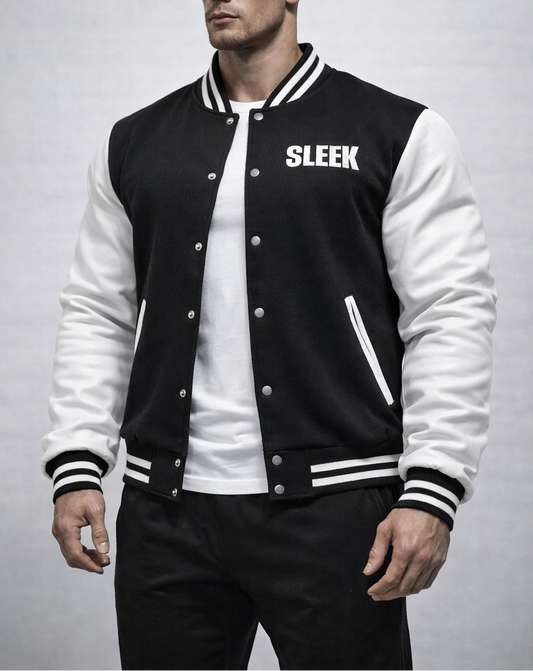 * PRE ORDER ONLY * SLEEK Varsity Jacket – Premium Edition