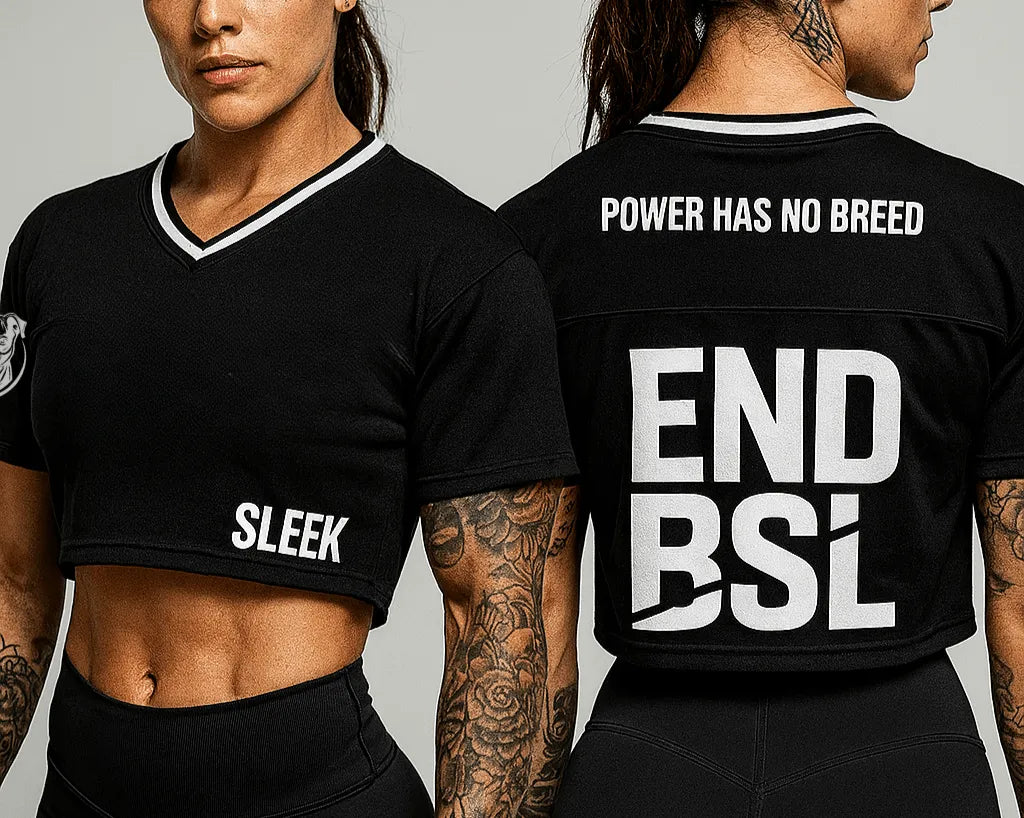 SLEEK - NO BSL Jersey Crop top