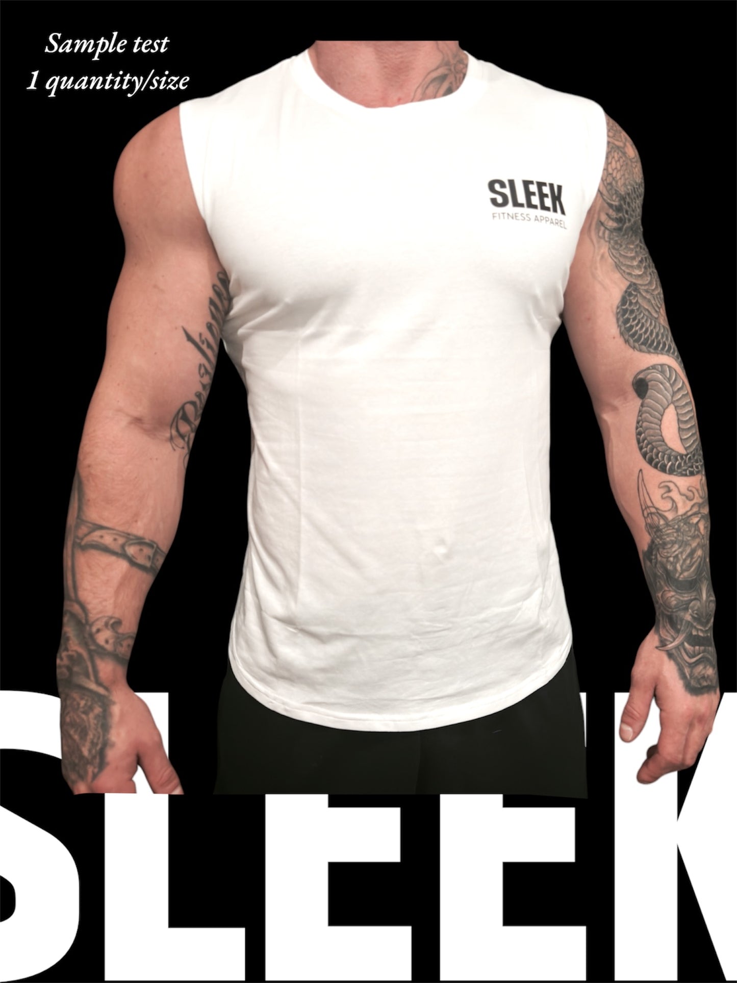 Sample - Sleek Sleeveless shirt