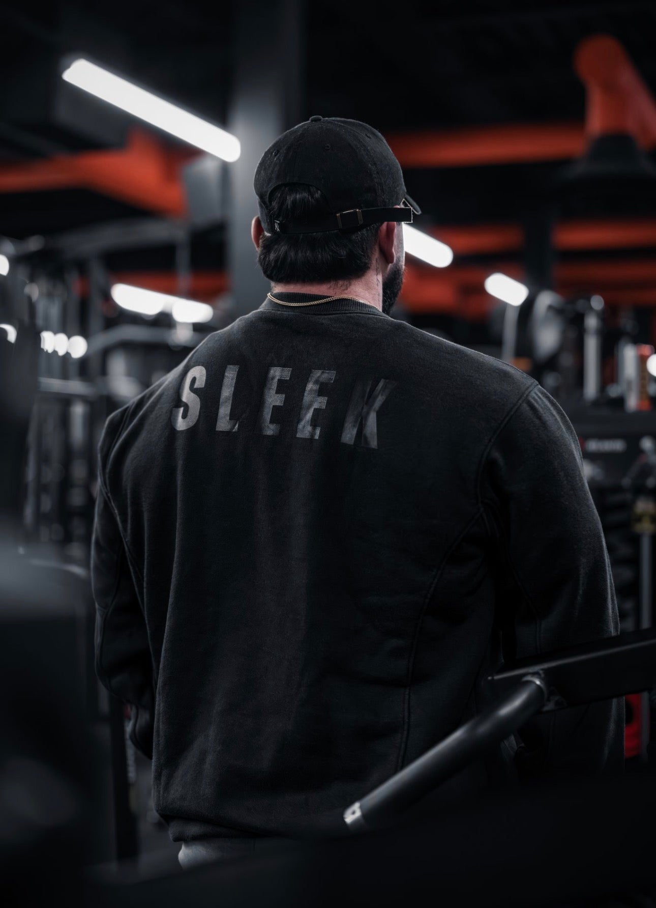 • Pre order • SLEEK – Heavy Crewneck Acid Wash | Tonal Back Logo Edition