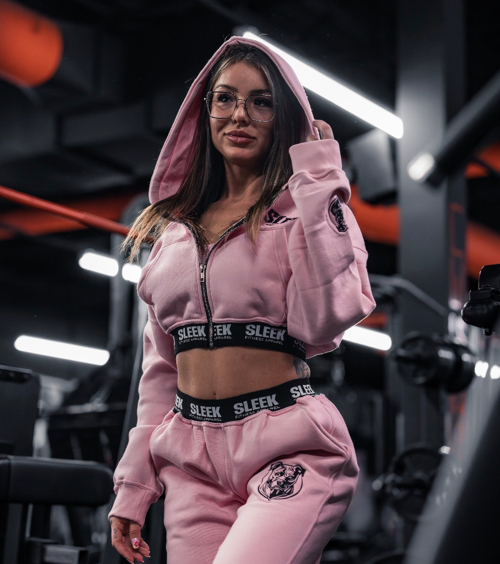 LUXBAND Crop Hoodie – BORN TO DOMINATE