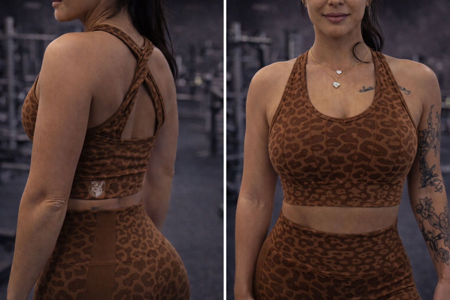 SLEEK – Leopard Sculpt Sports Bra