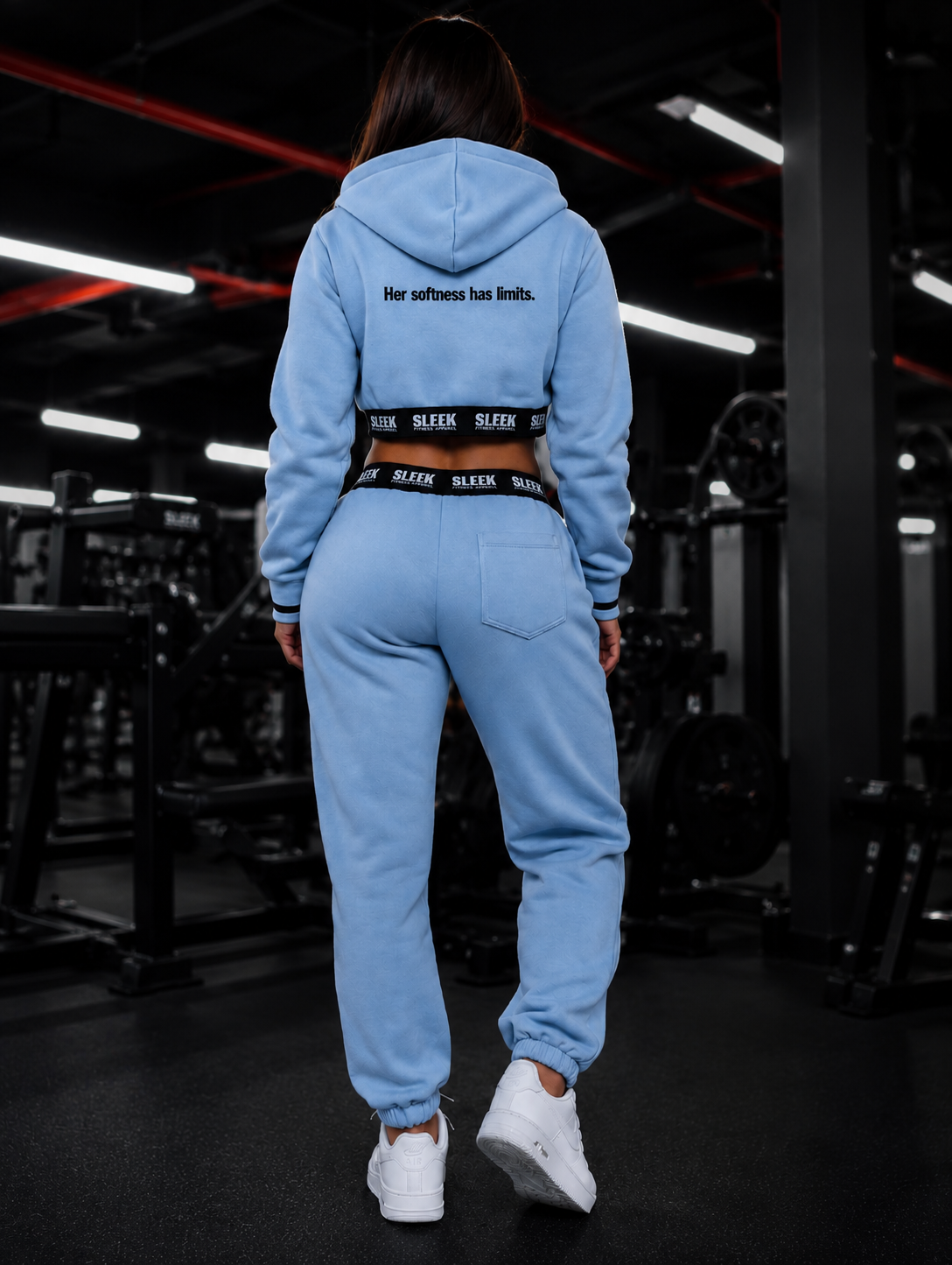 LUXBAND Crop Hoodie – BORN TO DOMINATE
