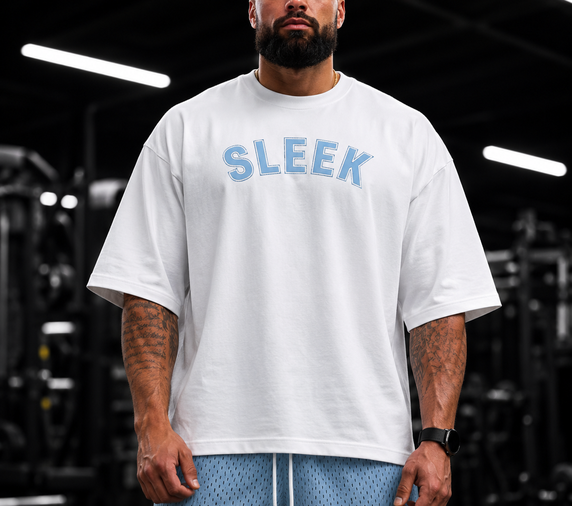 SLEEK Cropped Oversized T-Shirt