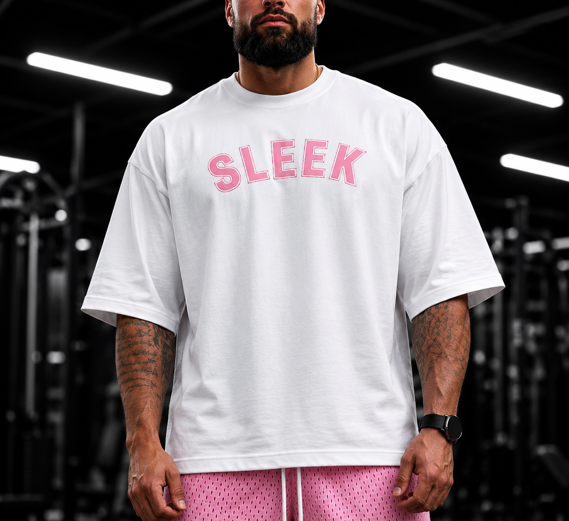 SLEEK Cropped Oversized T-Shirt