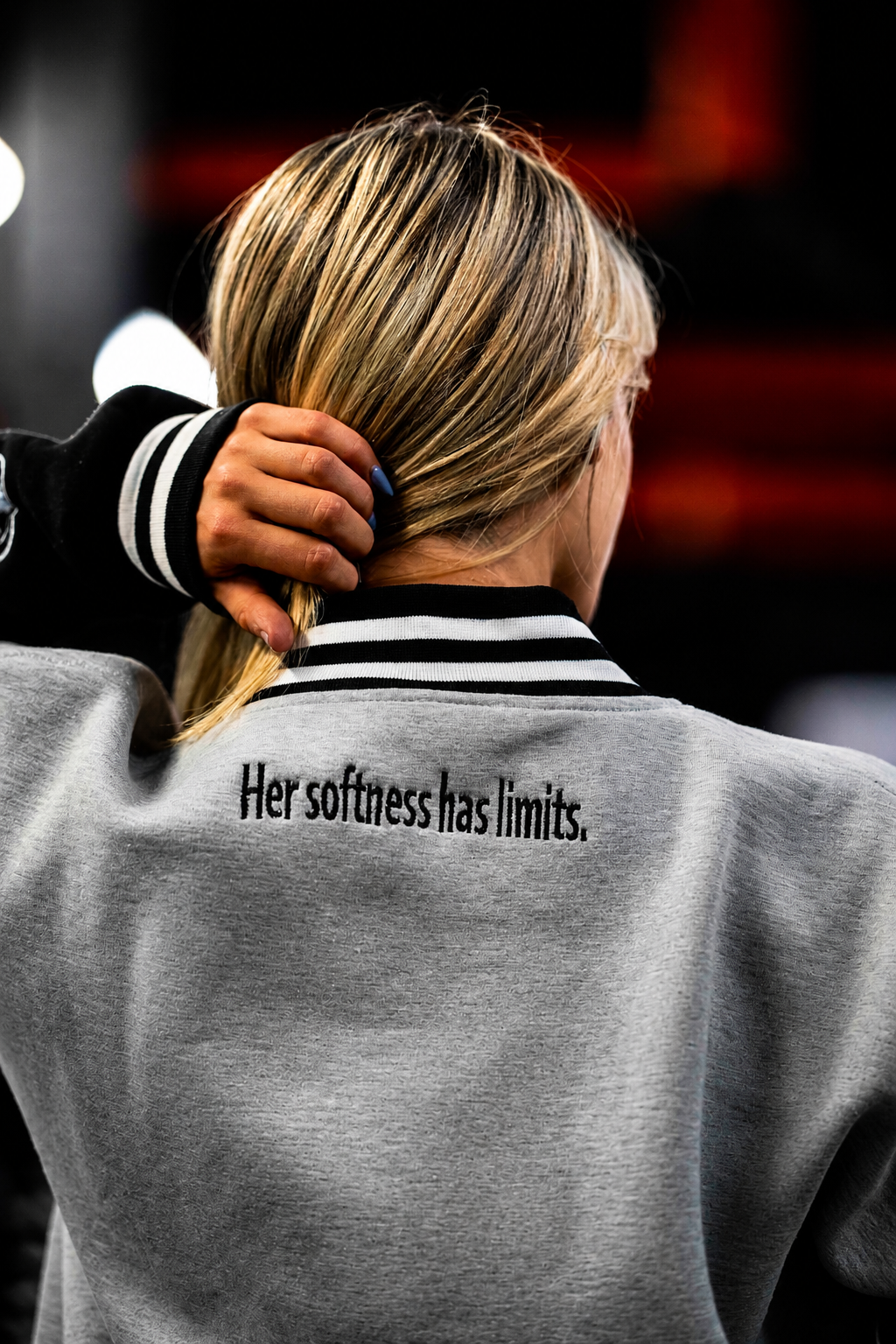 • Pre order • Sleek - Quiet Strength™ Varsity Jacket