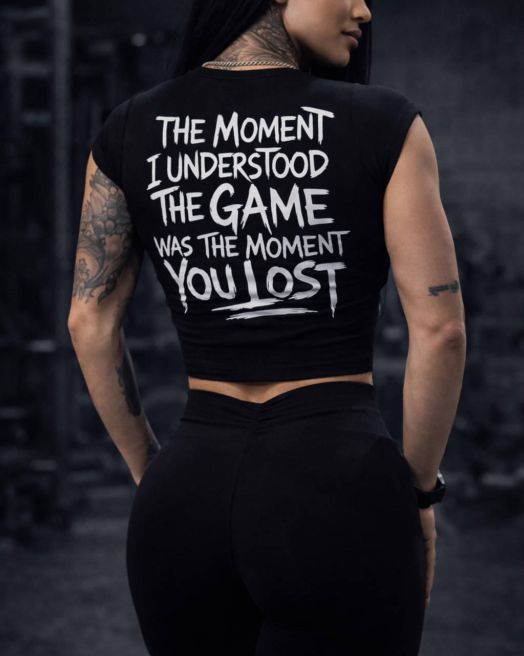 SLEEK – Cropped Fitted Tee | “The Moment You Lost” Edition