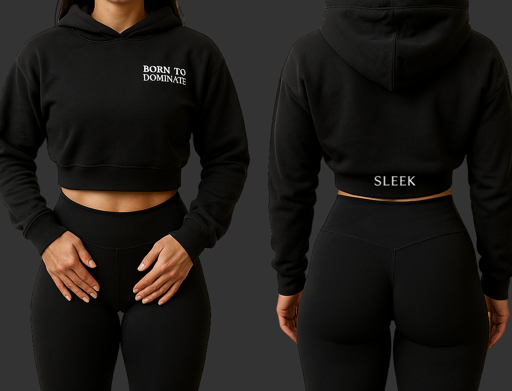 • NEW • BTD - Crop Top Hoodie