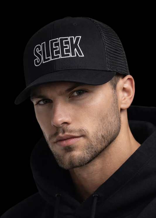 •Pre Order Available • SLEEK Trucker Cap — Outline Embroidery