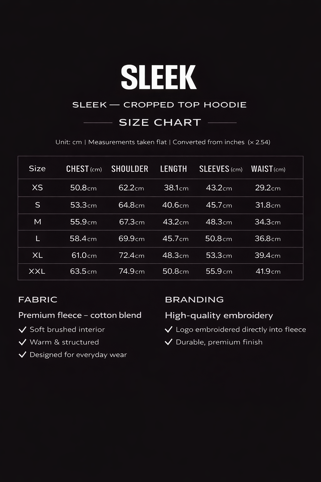 LUXBAND Crop Hoodie – BORN TO DOMINATE