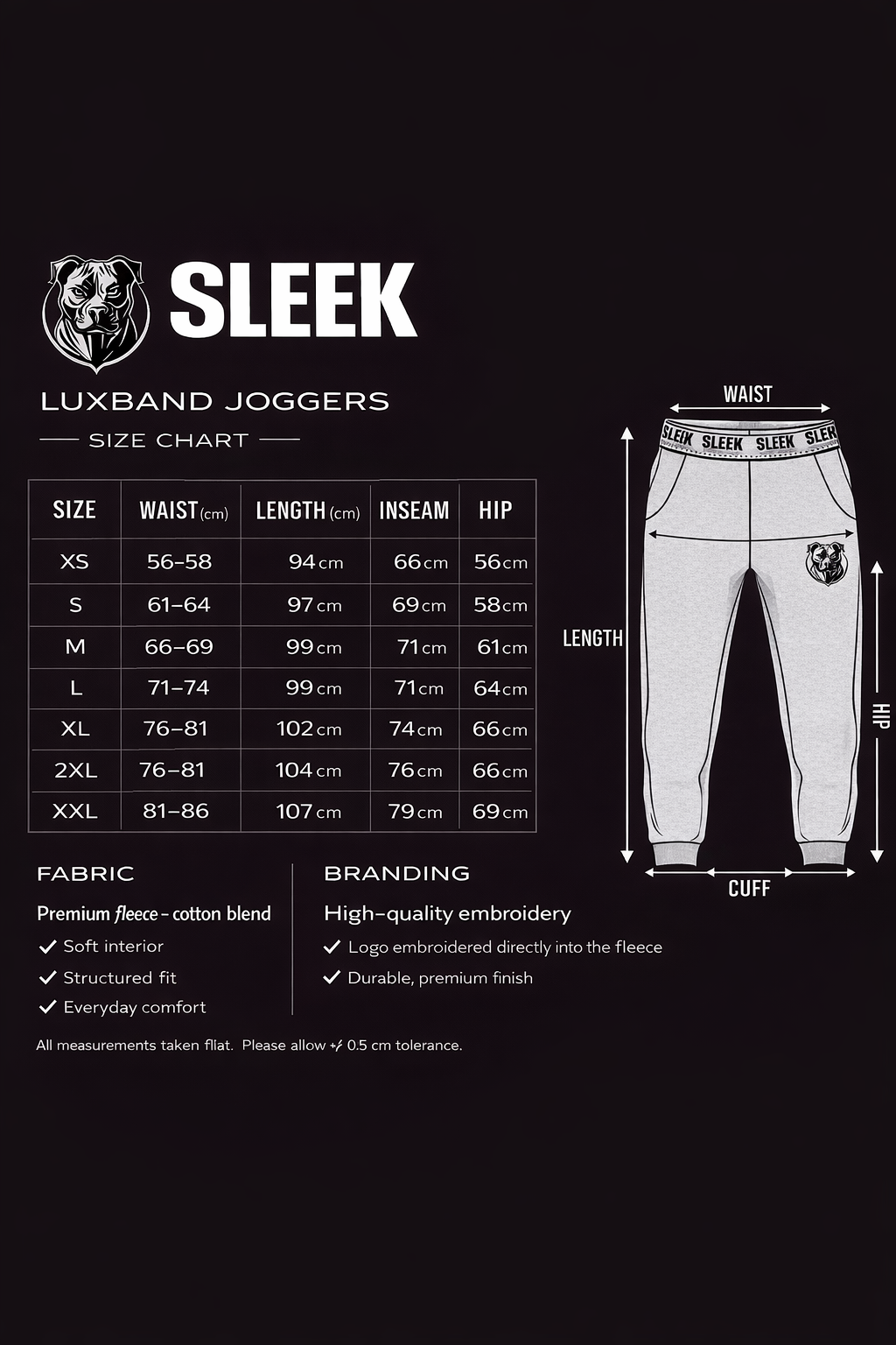 LUXBAND - Unisex Joggers